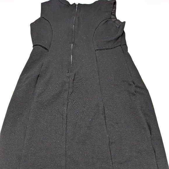 Bisou Bisou Classic Sheath Black Dress Sz 8 - Picture 3 of 9